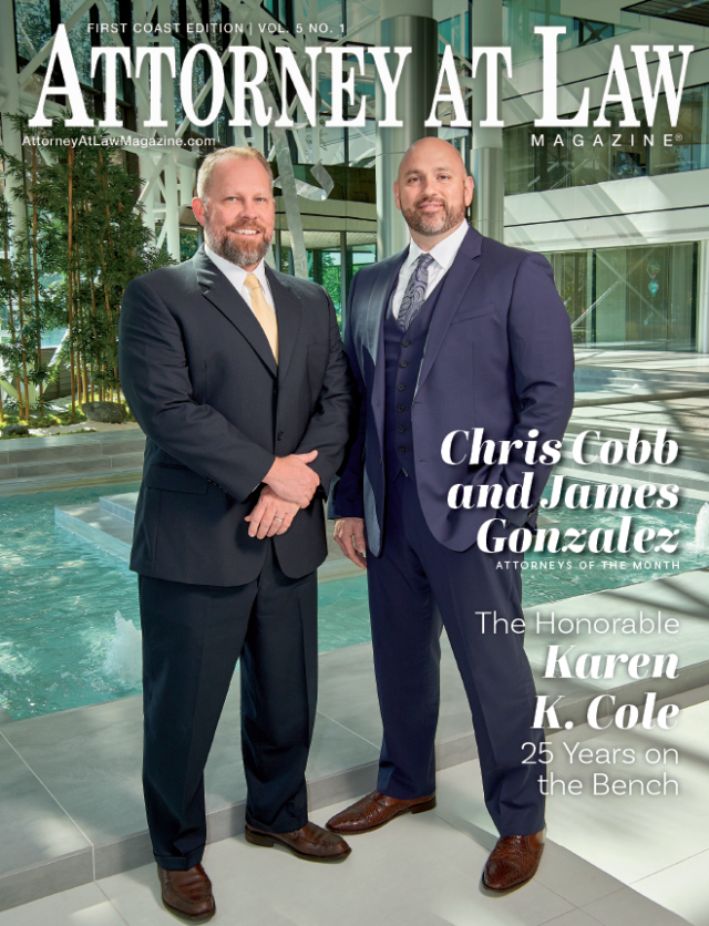 Christopher Cobb James Gonzalez Featured Attorney's of the Month